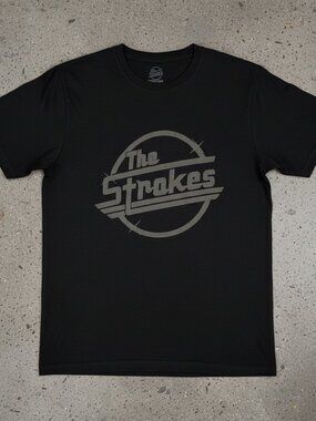 The Strokes Band Logo T-Shirt | Indie Rock Graphic Tee | Vintage Music Shirt